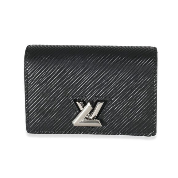 Louis Vuitton Black Epi Twist Multicartes Card Case - Picture 1 of 7